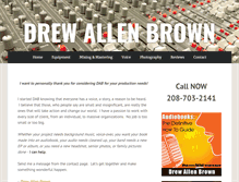 Tablet Screenshot of drewallenbrown.com